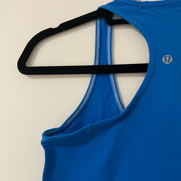 Lululemon bright blue tank top - Picture 2 of 3